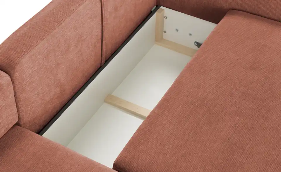 uno Ecksofa Mossa Mit Schlaffuktion, Detailansicht