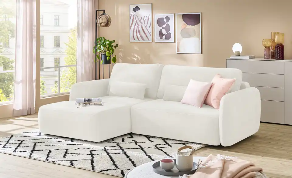uno Ecksofa Mossa Mit Schlaffuktion, in Wohnsituation