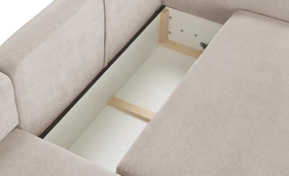 uno Ecksofa Mossa Mit Schlaffuktion, Detailansicht