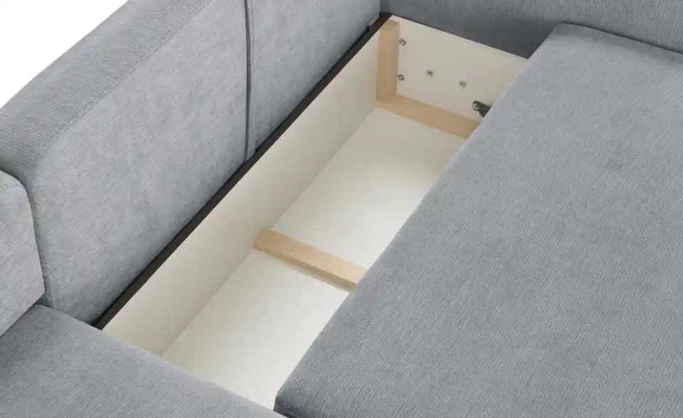uno Ecksofa Mossa Mit Schlaffuktion, Detailansicht