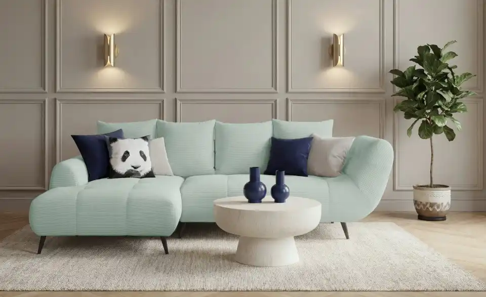 bobb Ecksofa Bellani III, in Wohnsituation