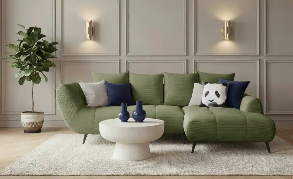 bobb Ecksofa Bellani III, in Wohnsituation