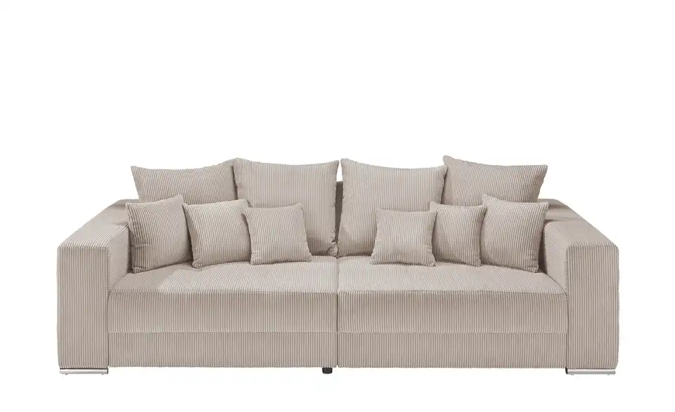 uno Bigsofa Ricardo aus Cordstoff, Frontansicht