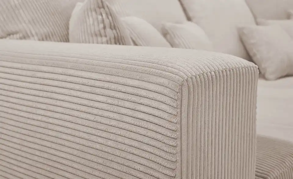 uno Bigsofa Ricardo aus Cordstoff, Detailansicht