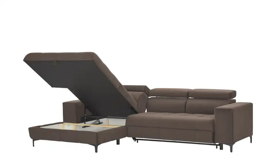 switch Ecksofa Caro aus Mikrofaser, Funktionsansicht