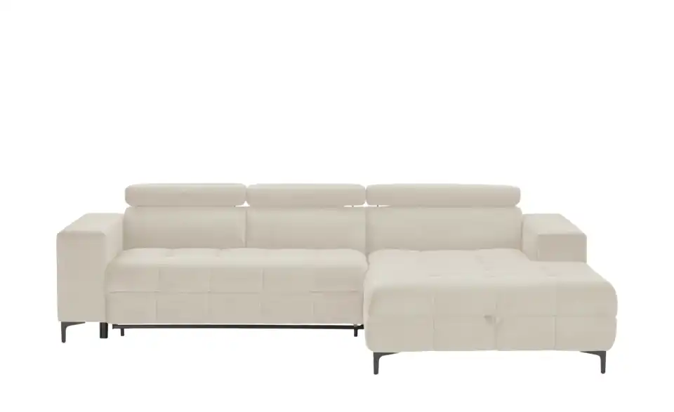 switch Ecksofa Caro aus Mikrofaser, Frontansicht