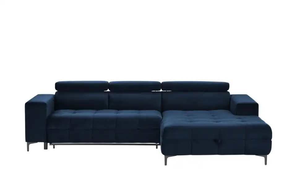 switch Ecksofa Caro aus Mikrofaser, Frontansicht