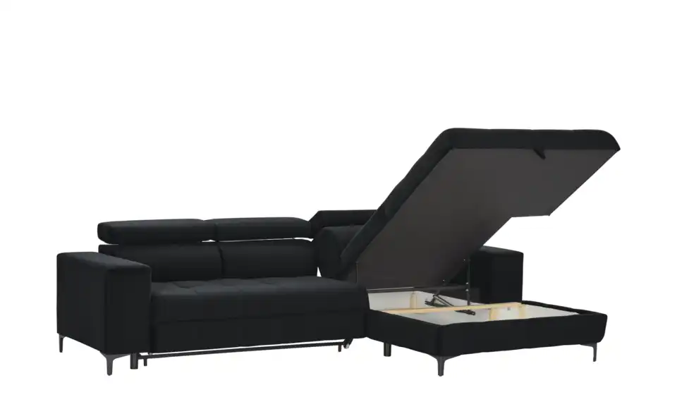 switch Ecksofa Caro aus Mikrofaser, Funktionsansicht