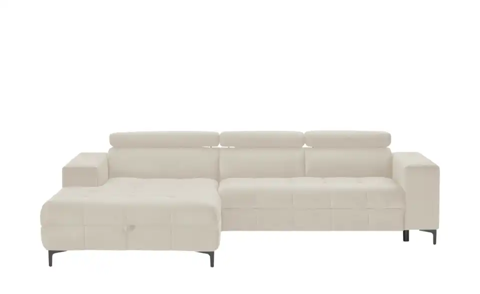 switch Ecksofa Caro aus Mikrofaser, Frontansicht