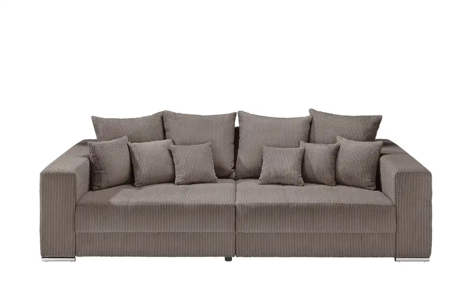 uno Bigsofa Ricardo aus Cordstoff, Frontansicht