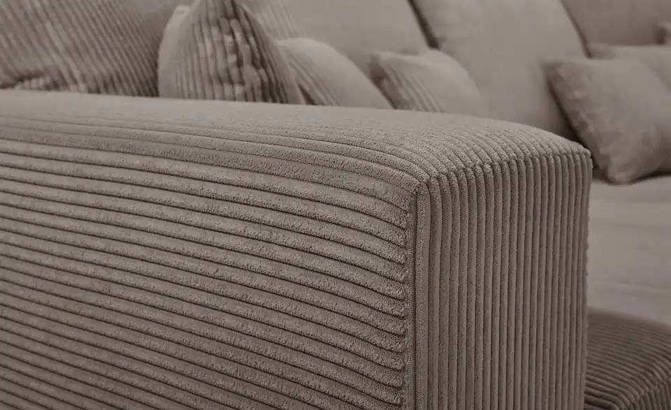 uno Bigsofa Ricardo aus Cordstoff, Detailansicht