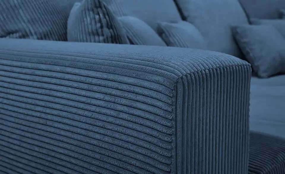 uno Bigsofa Ricardo aus Cordstoff, Detailansicht