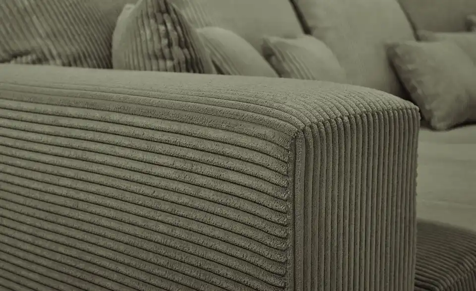 uno Bigsofa Ricardo aus Cordstoff, Detailansicht