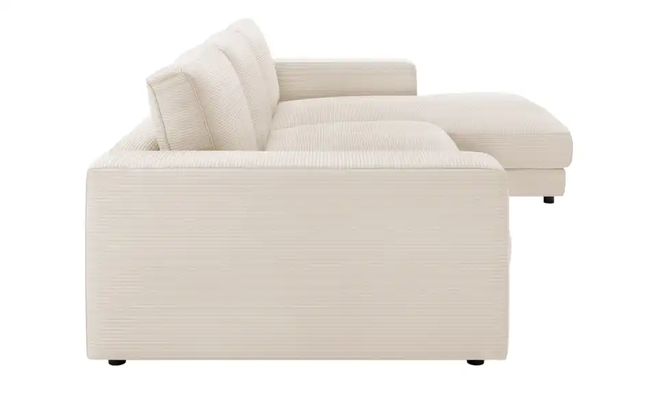 Jette Home Ecksofa Sila Cord, Profilansicht
