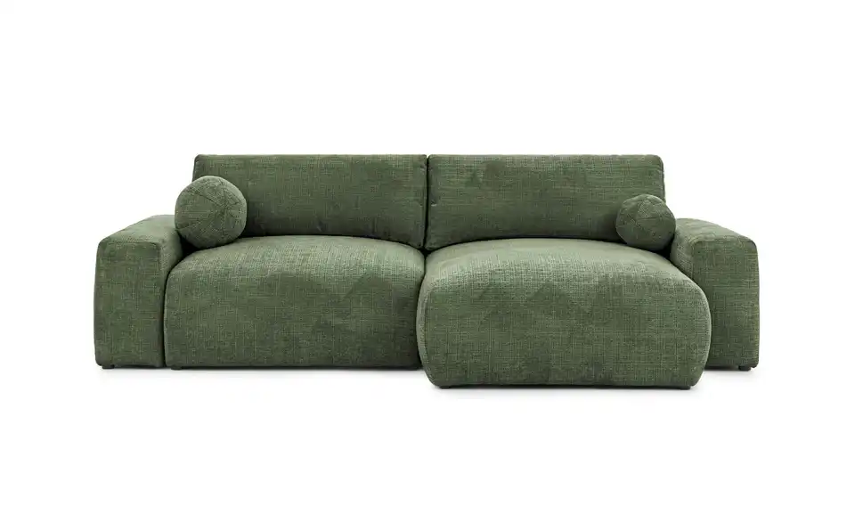 S-STYLE Ecksofa Puffy mit Schlaffunktion, Frontansicht