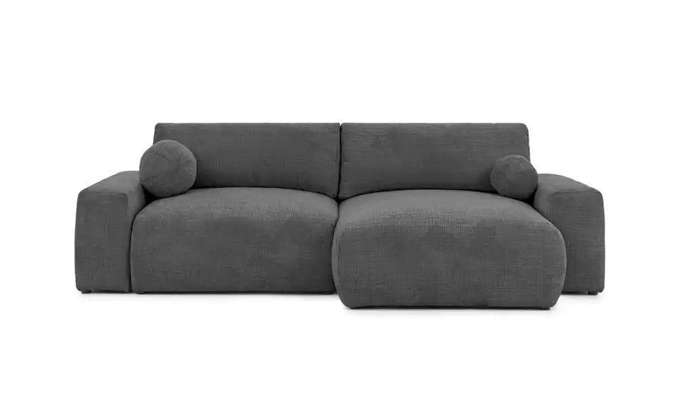 S-STYLE Ecksofa Puffy mit Schlaffunktion, Frontansicht