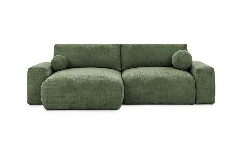 S-STYLE Ecksofa Puffy mit Schlaffunktion, Frontansicht