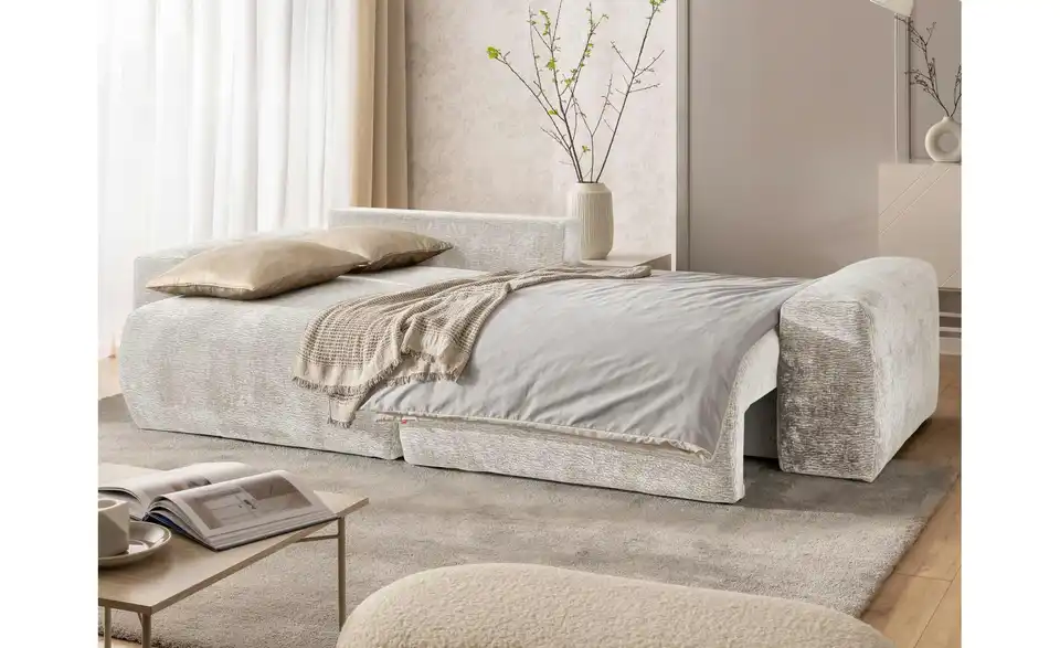 S-STYLE Ecksofa Puffy mit Schlaffunktion, Funktionsansicht