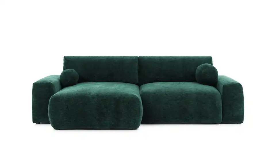 S-STYLE Ecksofa Puffy mit Schlaffunktion, Frontansicht