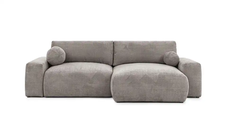 S-STYLE Ecksofa Puffy mit Schlaffunktion, Frontansicht