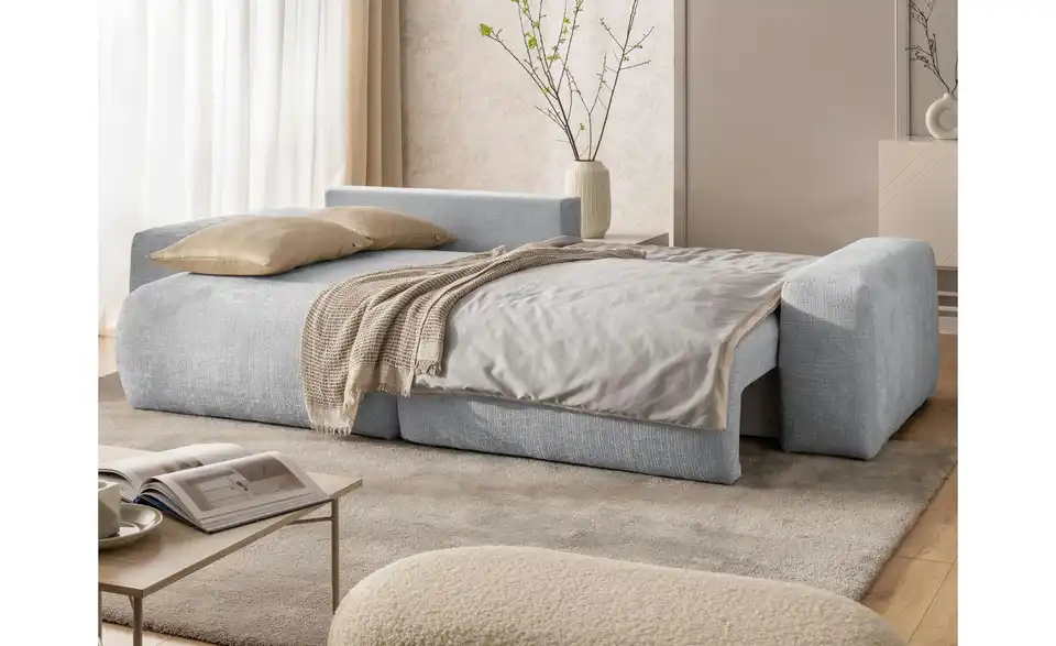 S-STYLE Ecksofa Puffy mit Schlaffunktion, Funktionsansicht