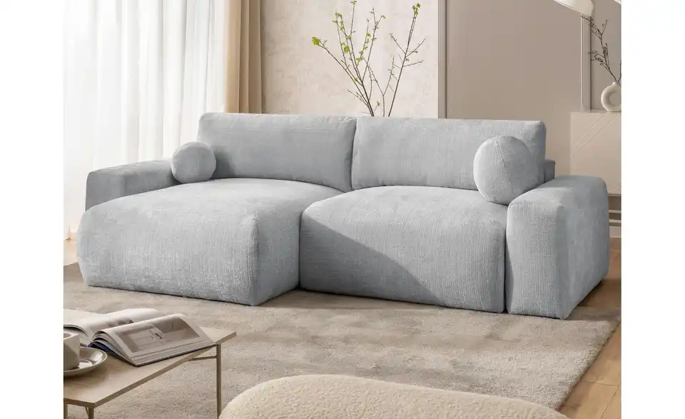 S-STYLE Ecksofa Puffy mit Schlaffunktion, in Wohnsituation
