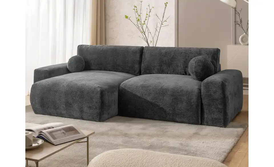 S-STYLE Ecksofa Puffy mit Schlaffunktion, in Wohnsituation