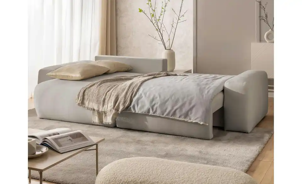 S-STYLE Ecksofa Puffy mit Schlaffunktion, Funktionsansicht