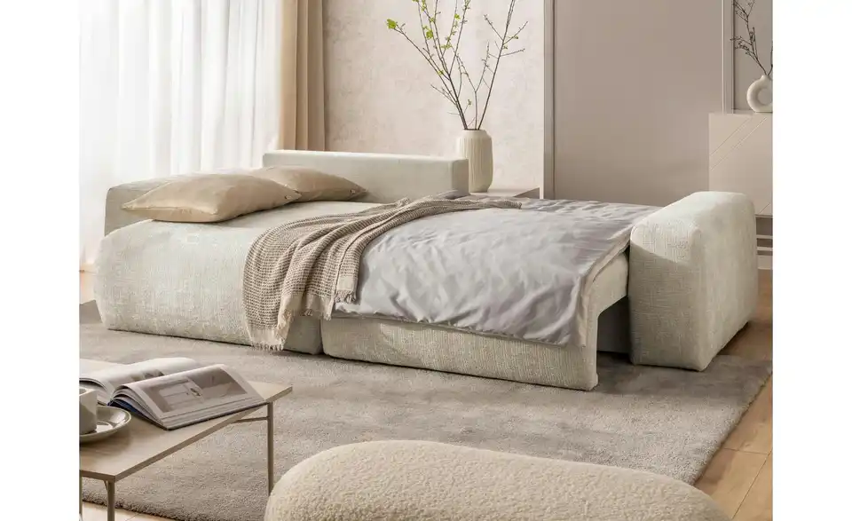 S-STYLE Ecksofa Puffy mit Schlaffunktion, Funktionsansicht