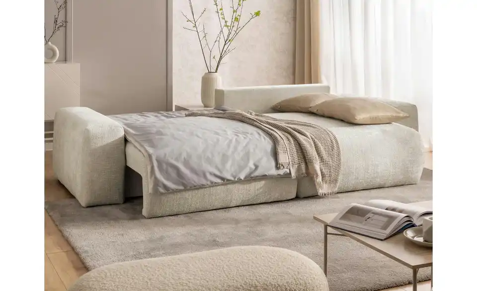 S-STYLE Ecksofa Puffy mit Schlaffunktion, Funktionsansicht