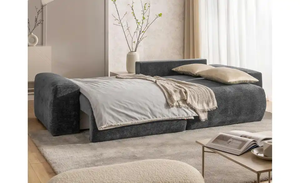 S-STYLE Ecksofa Puffy mit Schlaffunktion, Funktionsansicht