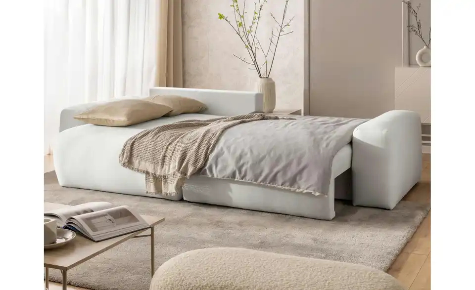 S-STYLE Ecksofa Puffy mit Schlaffunktion, Funktionsansicht