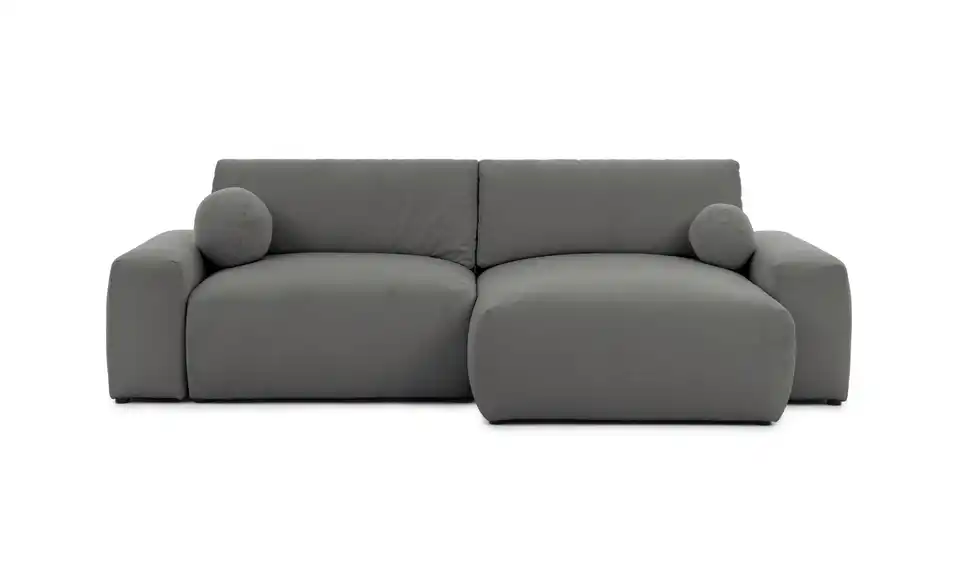 S-STYLE Ecksofa Puffy mit Schlaffunktion, Frontansicht