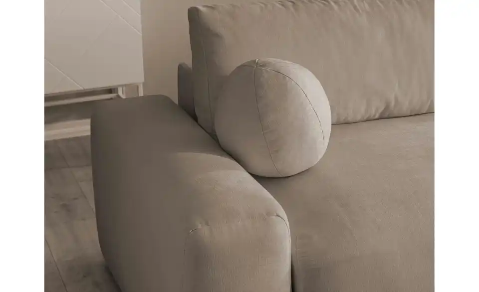 S-STYLE Ecksofa Puffy mit Schlaffunktion, Detailansicht