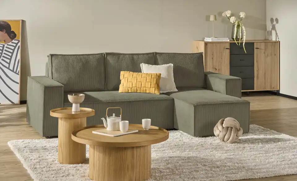 Ecksofa Xabia mit Schlaffunktion, Perspektive