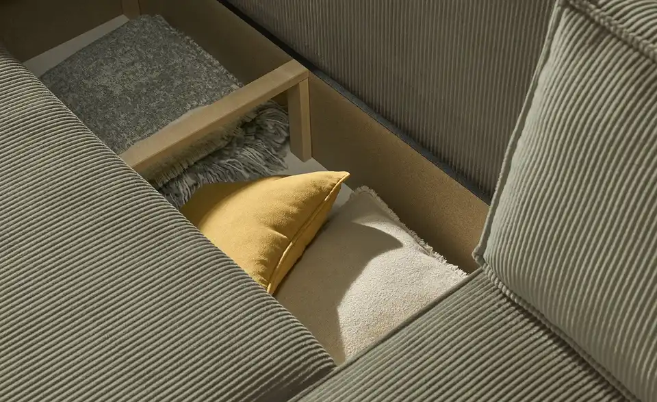 Ecksofa Xabia mit Schlaffunktion, Detailansicht