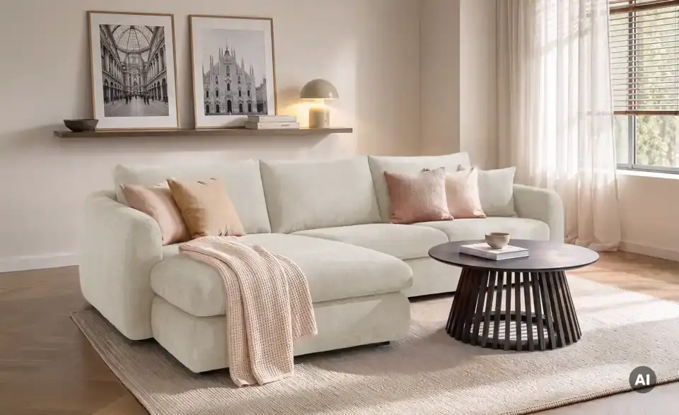 switch Ecksofa Anika, in Wohnsituation