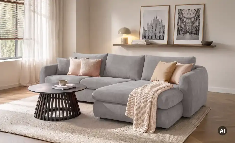 switch Ecksofa Anika, in Wohnsituation