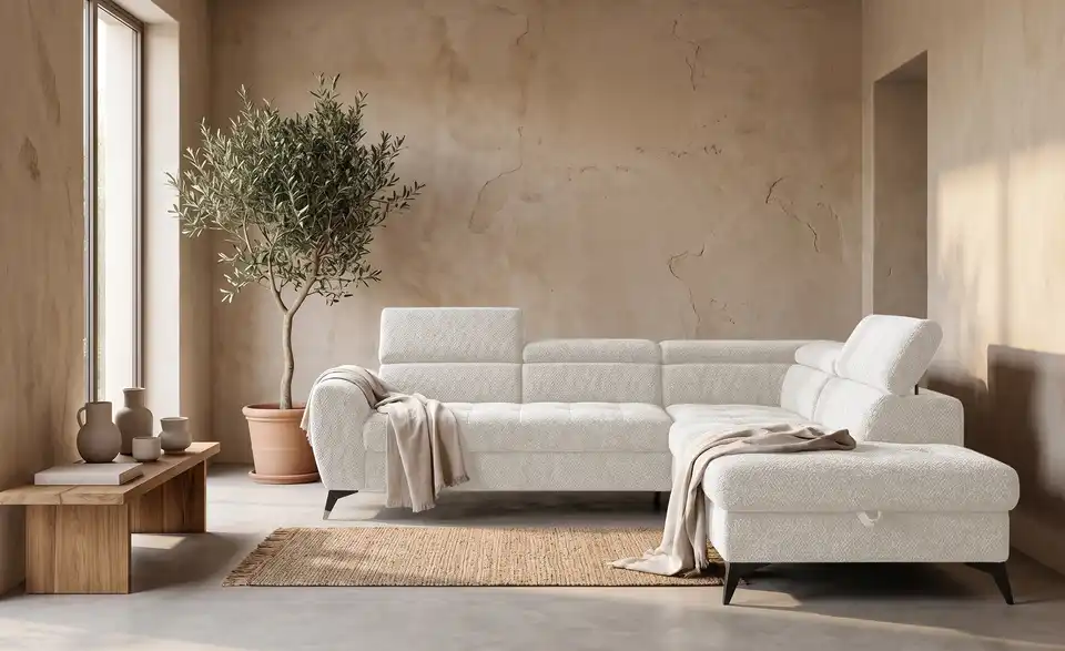 switch Ecksofa Deen mit Schlaffunktion, in Wohnsituation
