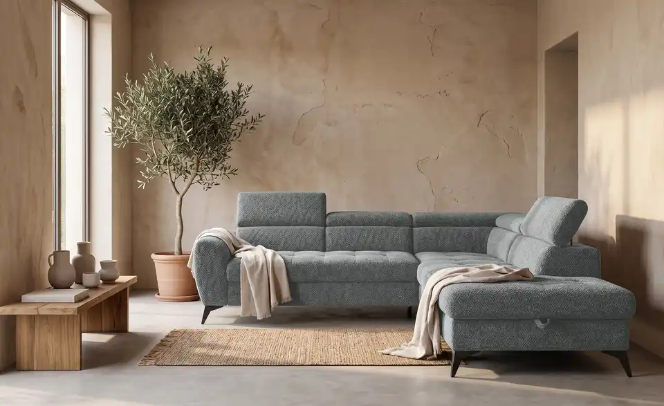 switch Ecksofa Deen mit Schlaffunktion, in Wohnsituation