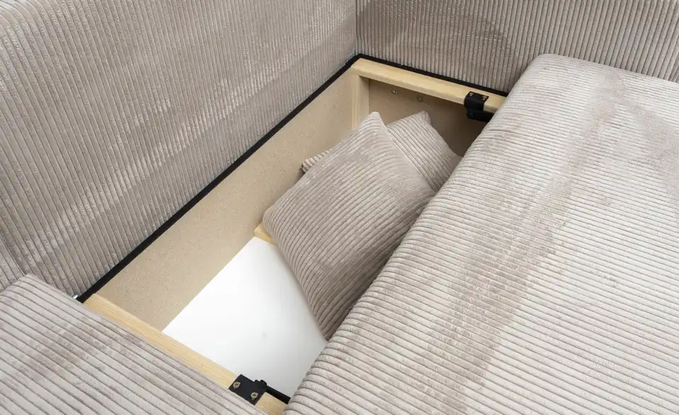 Big Sofa Piano mit Schlaffunktion, Detailansicht