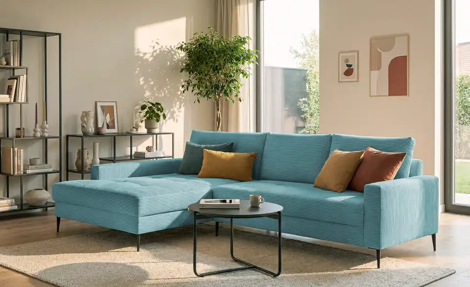 smart Ecksofa Lara, in Wohnsituation