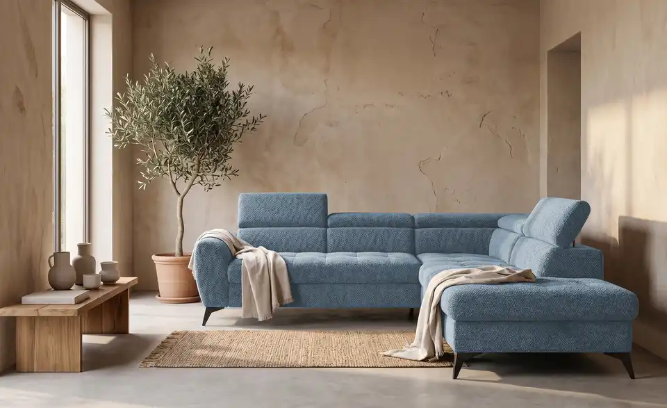 switch Ecksofa Deen mit Schlaffunktion, in Wohnsituation