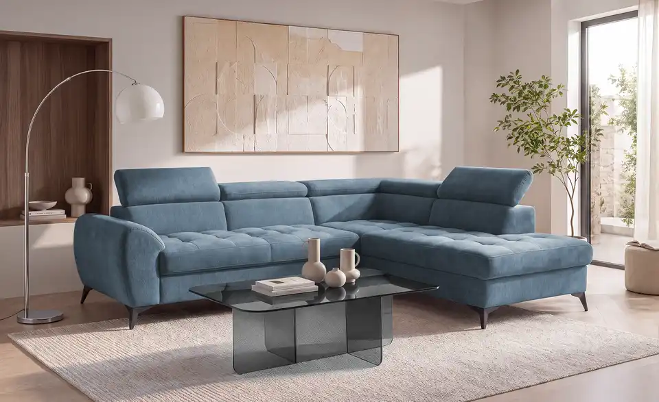 switch Ecksofa Deen mit Schlaffunktion, in Wohnsituation