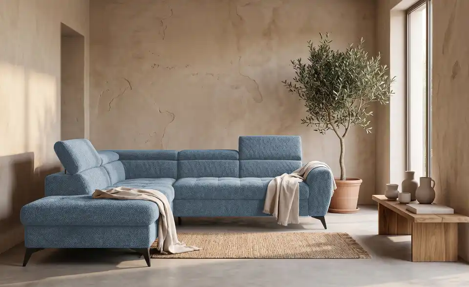 switch Ecksofa Deen mit Schlaffunktion, in Wohnsituation