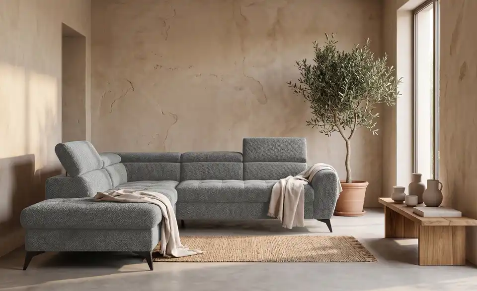 switch Ecksofa Deen mit Schlaffunktion, in Wohnsituation