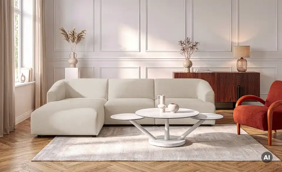 Höffner Selection Ecksofa Farina, in Wohnsituation
