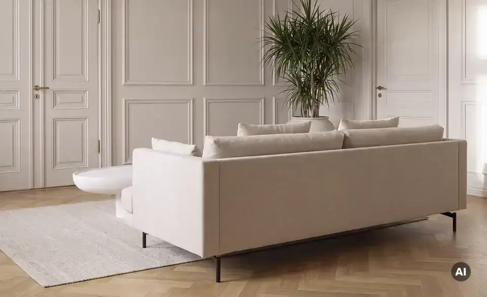 Höffner Selection Big Sofa Sora, Rückansicht