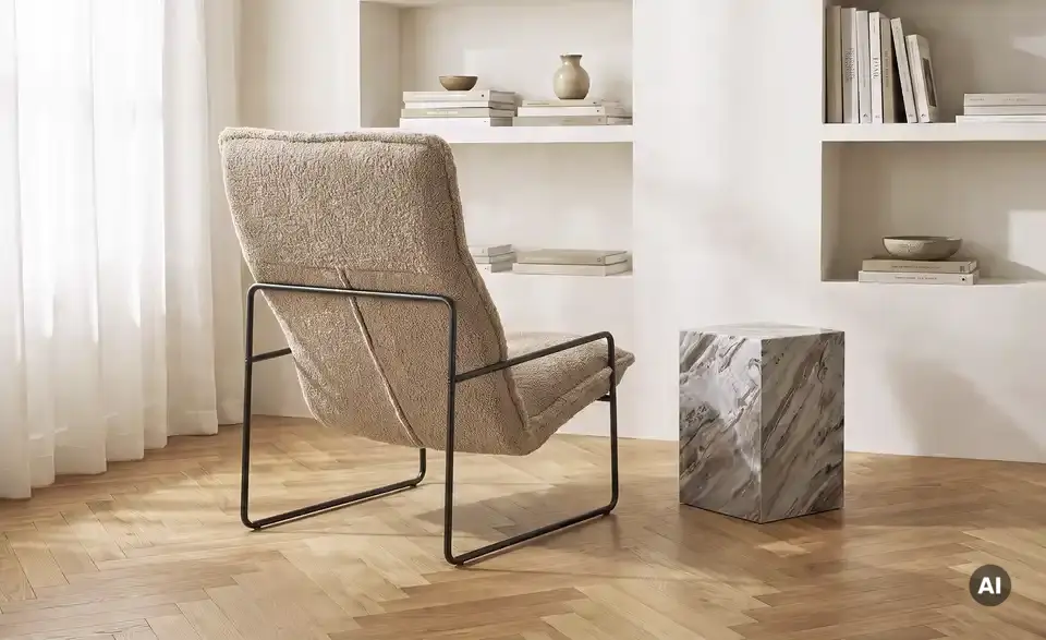 Höffner Selection Sessel Fine, Rückansicht