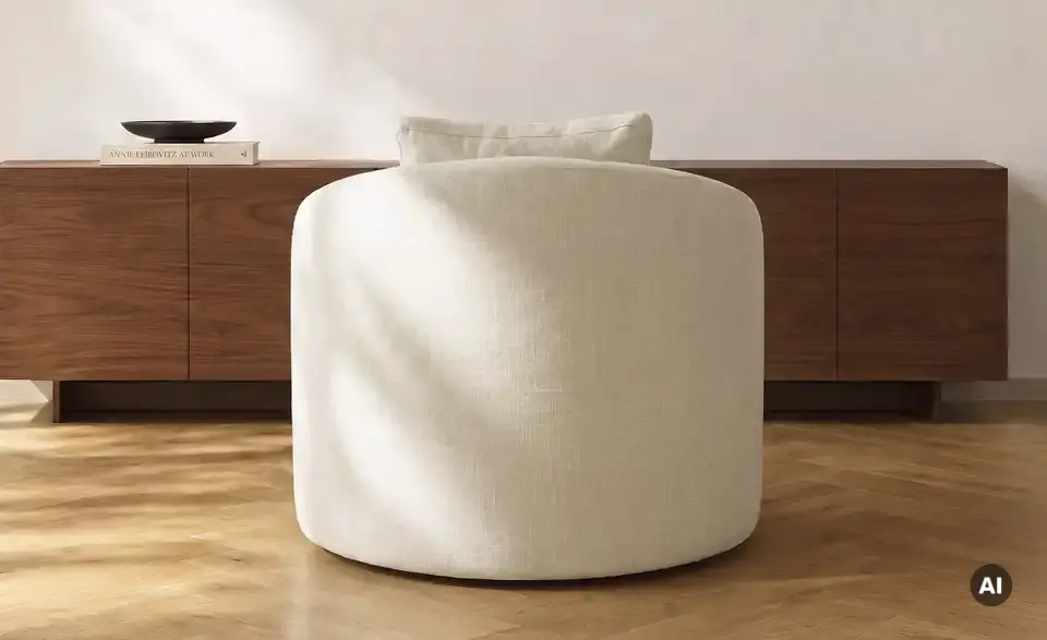 Höffner Selection Drehsessel Aurelia, Rückansicht